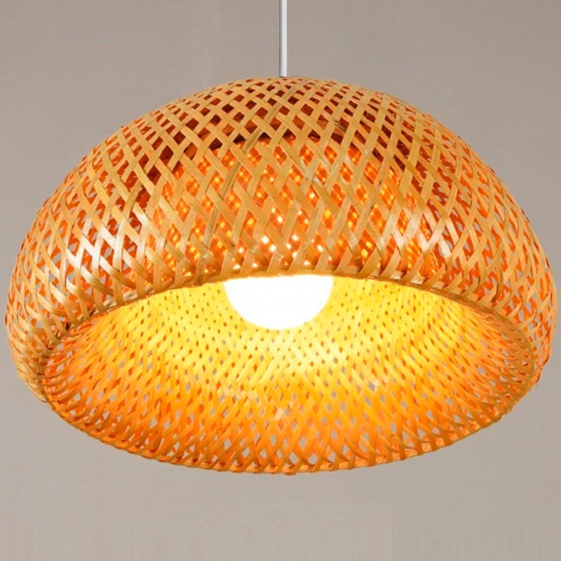 Hanna" wicker pendant lamp