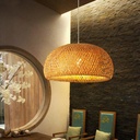 Hanna" wicker pendant lamp