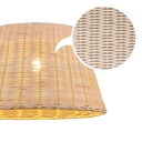 Wicker pendant lamp "Hank".