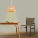 Wicker pendant lamp "Hank".