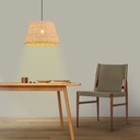 Wicker pendant lamp "Hank".