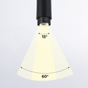 Adjustable LED Ceiling Light 8W - Adjustable Angle - 2800K