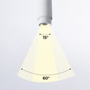 Adjustable LED Ceiling Light 8W - Adjustable Angle - 2800K