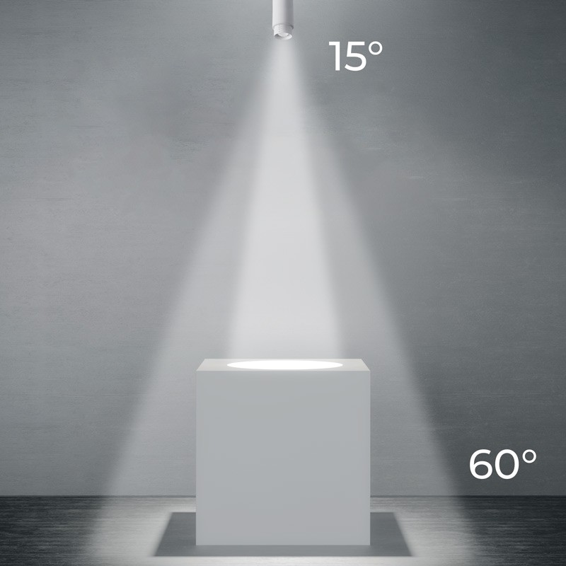 Adjustable LED Ceiling Light 8W - Adjustable Angle - 2800K