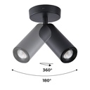 Adjustable LED Ceiling Light 8W - Adjustable Angle - 2800K