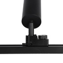 Single-phase track spotlight with adjustable light angle and 8W articulated spotlight in 2800K