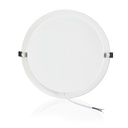 Recessed circular LED downlight 24W cut-off Ø275mm