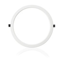 Recessed circular LED downlight 24W cut-off Ø275mm