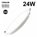Recessed circular LED downlight 24W cut-off Ø275mm
