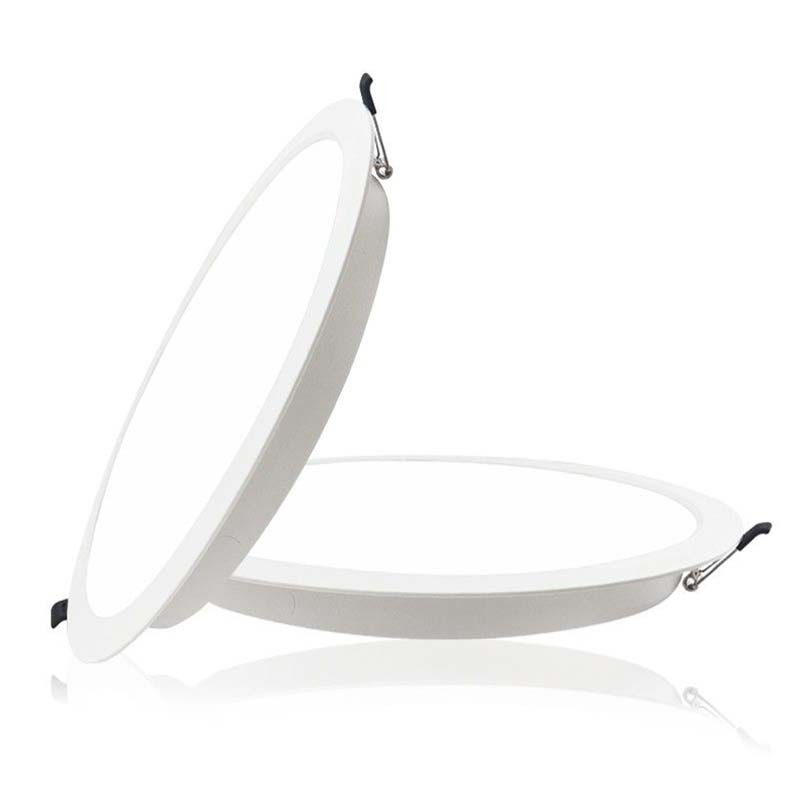 Recessed circular LED downlight 24W cut-off Ø275mm