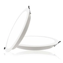 Recessed circular LED downlight 24W cut-off Ø275mm