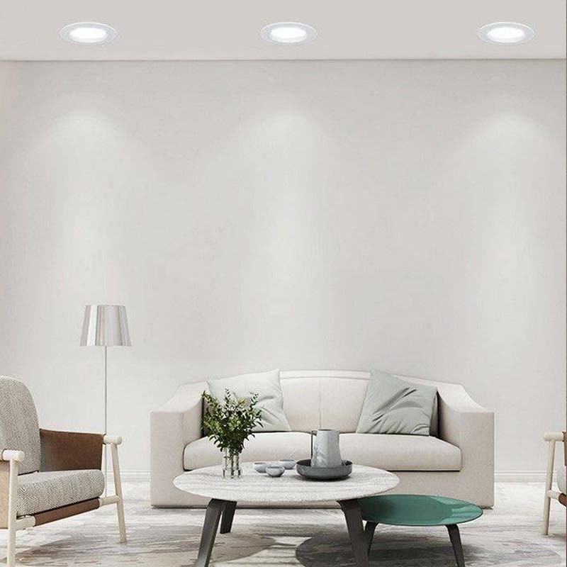 Recessed circular LED downlight 24W cut-off Ø275mm