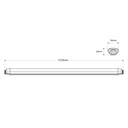 Linkable LED tri-proof slim batten light - 150cm - 45W - 4500lm - IP65