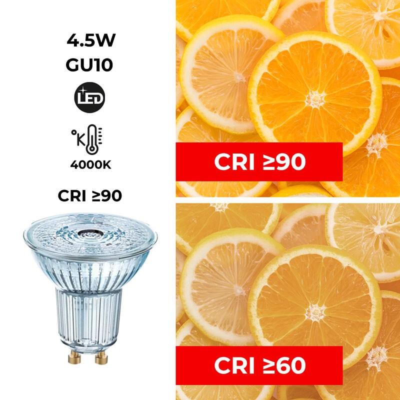 PARATHOM DIM PAR16 PAR16 50 GU10 36° 4.5W 4000K bulb