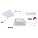 LED recessed downlights square LEDINARE DN065B G2 11W 900lm - Philips 4000k