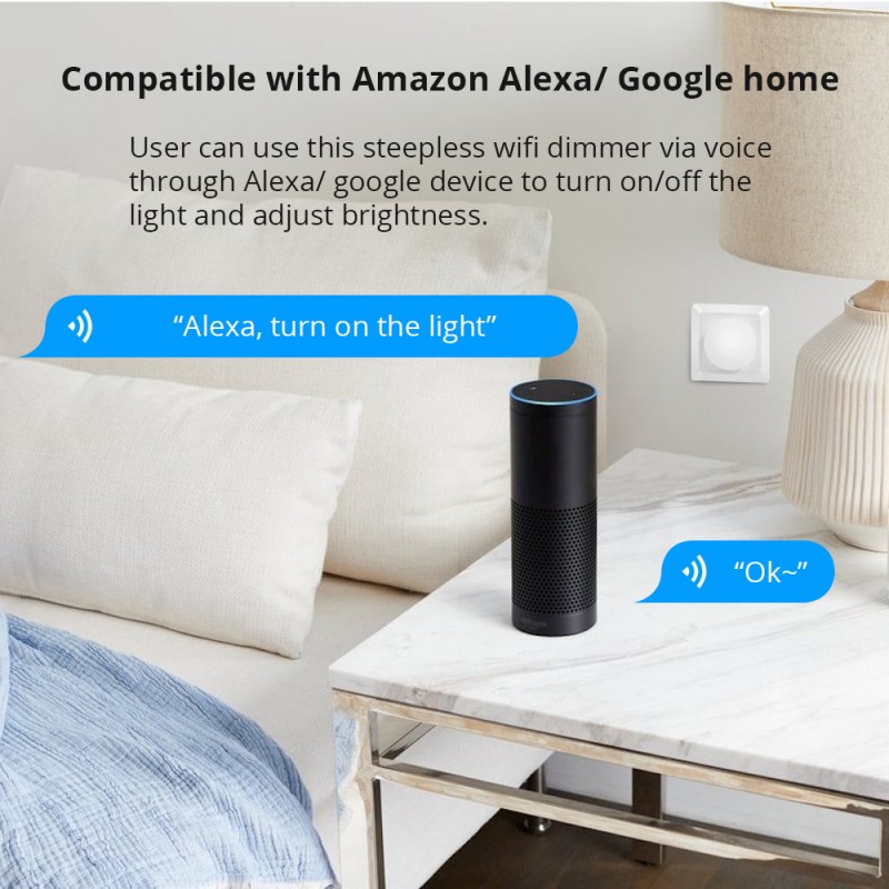 Smart WIFI Dimmer 200W On/Off Function