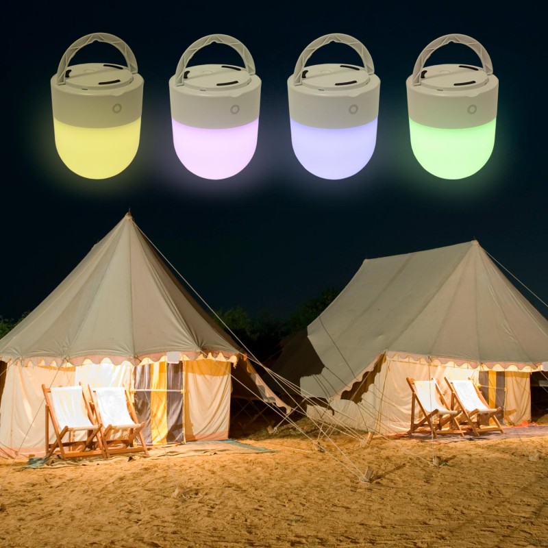 Portable LED RGB "Compi" lamp - Tactile - 3W - IP44