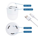 Portable LED RGB "Compi" lamp - Tactile - 3W - IP44