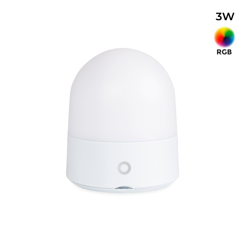 Portable LED RGB "Compi" lamp - Tactile - 3W - IP44