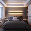 Aluminium double LED strip profile - 23.5x22.6mm - Strip ≤ 12mm - 2 meters