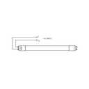 T8 LED tube - 120cm - 18W - 140lm/W