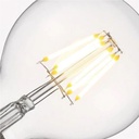 E27 G95 LED filament bulb - 8W