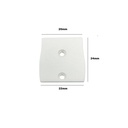 End Cap for aluminum double profile for LED Strip (23.5x22.6mm)