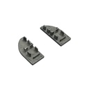 Cover for aluminum profile 15.4 x 32.2 mm