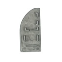 Cover for aluminum profile 15.4 x 32.2 mm