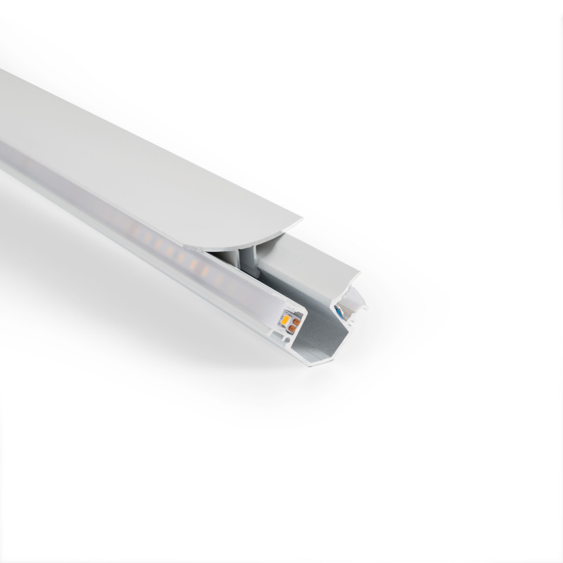 Aluminium corner profile - Double LED strip - 38.7x39mm - 2 meters