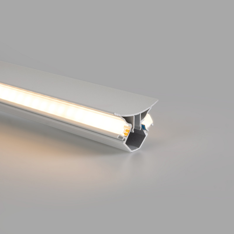 Aluminium corner profile - Double LED strip - 38.7x39mm - 2 meters