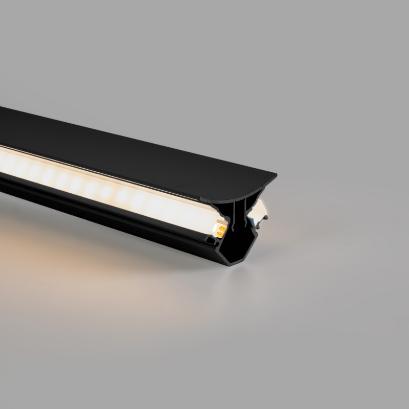 Aluminium corner profile - Double LED strip - 38.7x39mm - 2 meters