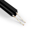 Aluminium corner profile - Double LED strip - 38.7x39mm - 2 meters