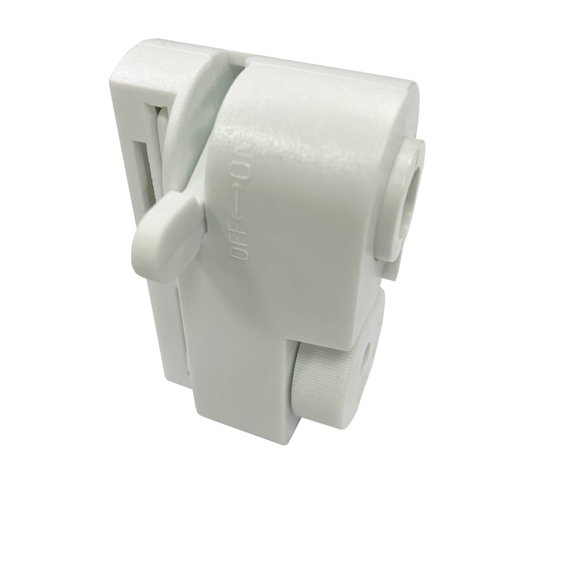 Single-phase rail adapter connector for luminaires
