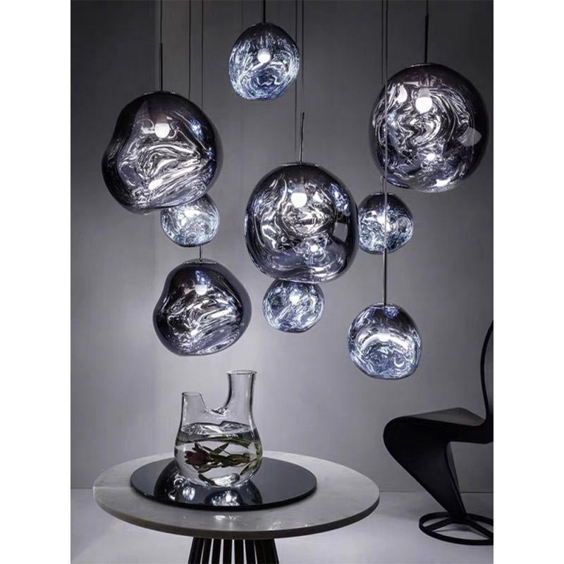 Abril" design crystal pendant lamp - Ø 32cm