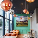 Abril" design crystal pendant lamp - Ø 32cm