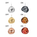 Abril" design crystal pendant lamp - Ø 32cm