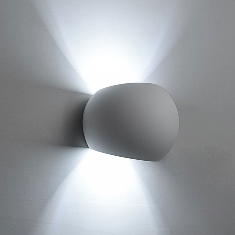 Plaster wall light "Ball" G9