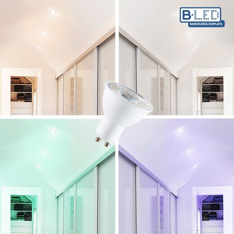 WIFI GU10 LED Smart Bulb - RGBW + CCT - 5W