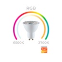 WIFI GU10 LED Smart Bulb - RGBW + CCT - 5W