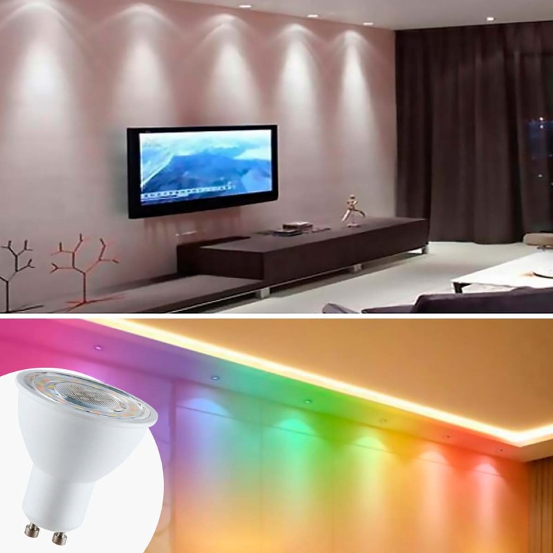 WIFI GU10 LED Smart Bulb - RGBW + CCT - 5W