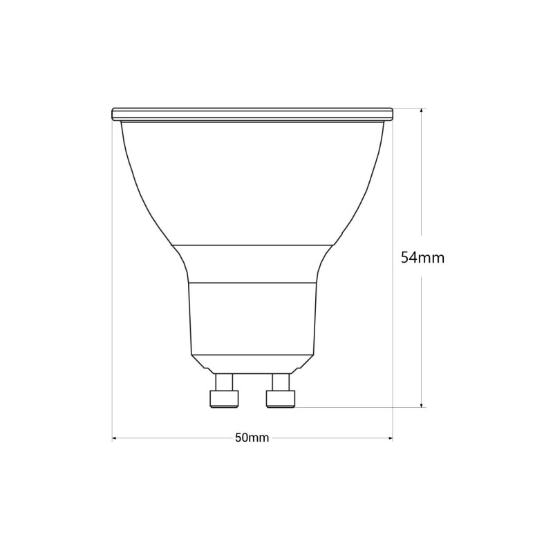 WIFI GU10 LED Smart Bulb - RGBW + CCT - 5W