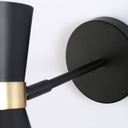 White and gold Nordic style interior wall lamp "Melissa" 29x25cm