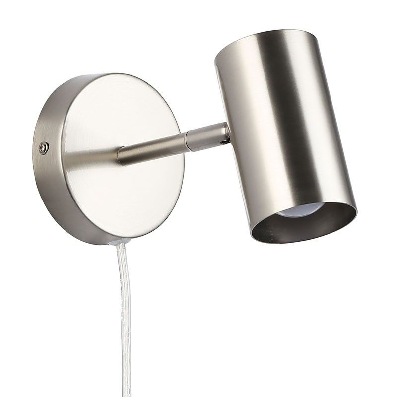 Ben" adjustable interior wall light with cable and plug - E27