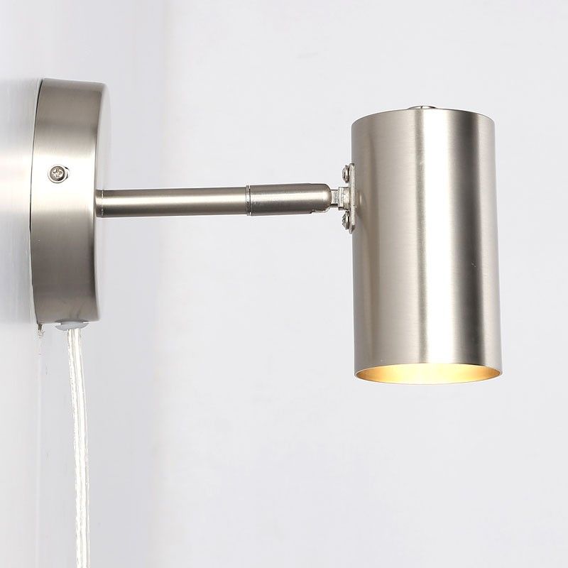 Ben" adjustable interior wall light with cable and plug - E27