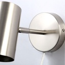 Ben" adjustable interior wall light with cable and plug - E27