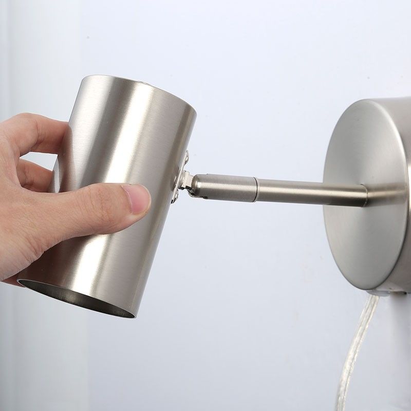 Ben" adjustable interior wall light with cable and plug - E27