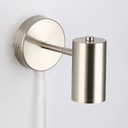 Ben" adjustable interior wall light with cable and plug - E27