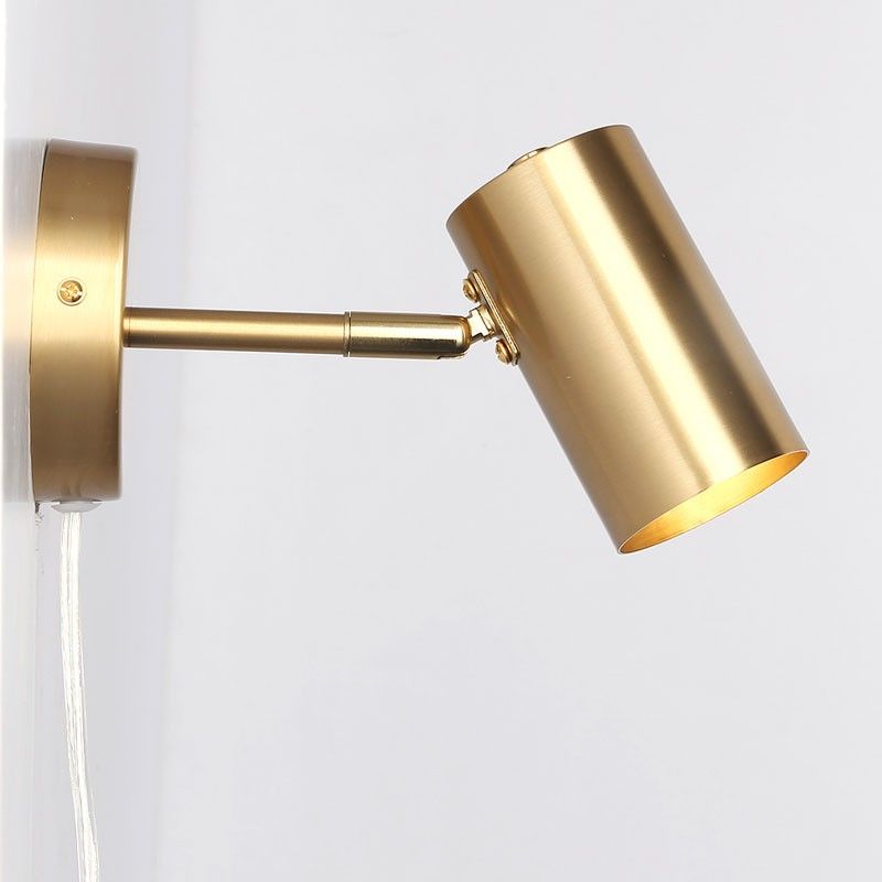 Ben" adjustable interior wall light with cable and plug - E27