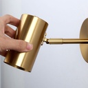 Ben" adjustable interior wall light with cable and plug - E27
